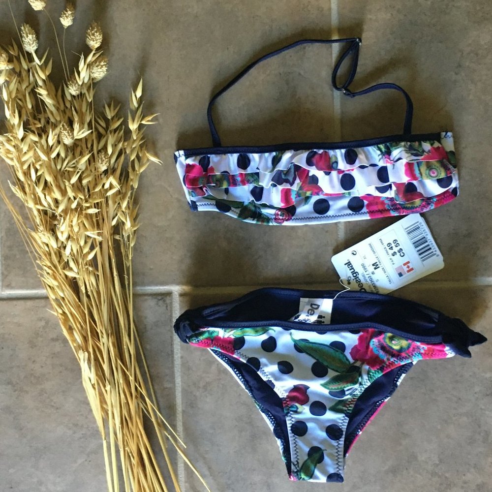 New Desigual Girls Kids Swim Wear